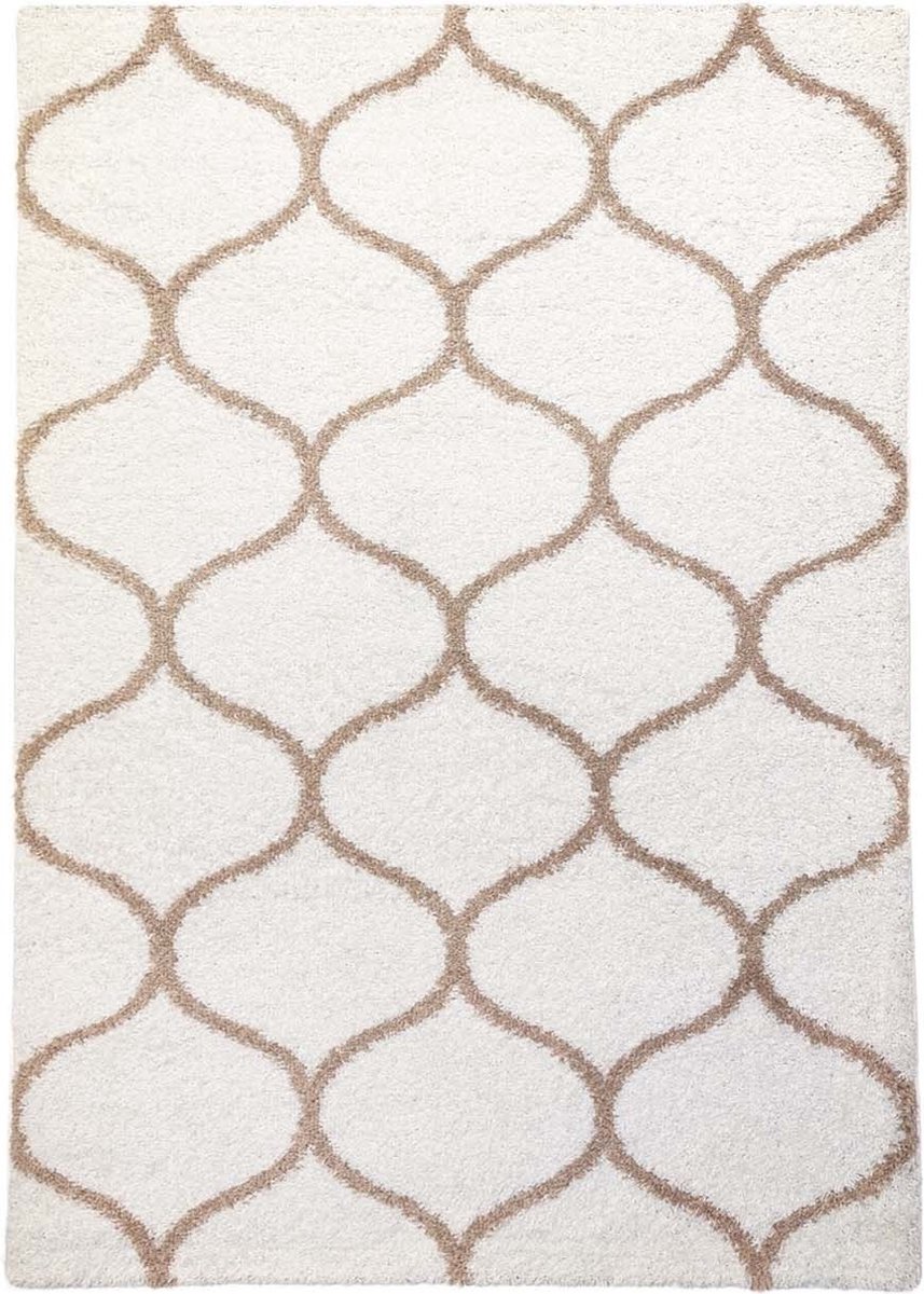 Tapijtenloods Opera Soft Shaggy Hoogpolig Vloerkleed Grijs- 160x230 CM