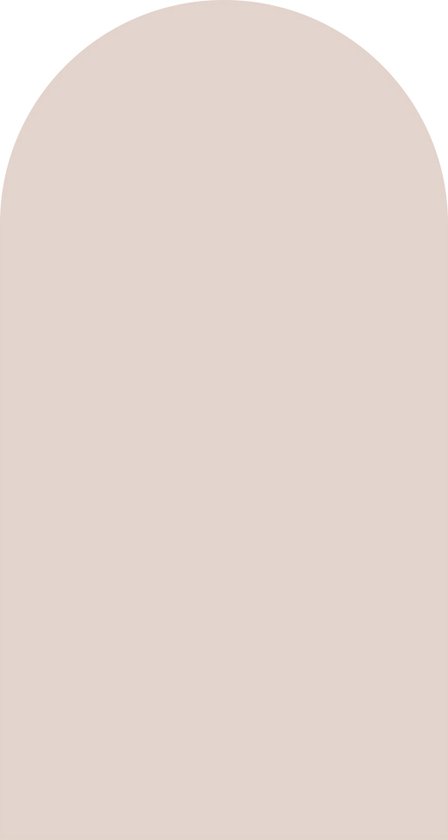 May and Fay – Zelfklevende Behangboog – Muursticker - Grijs Beige - 190 cm x 100 cm - PVC vrij  - 125 gram/m2 - behangsticker - wanddecoratie - muurboog