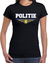Politie t-shirt dames - beroepen / cadeau / verjaardag M