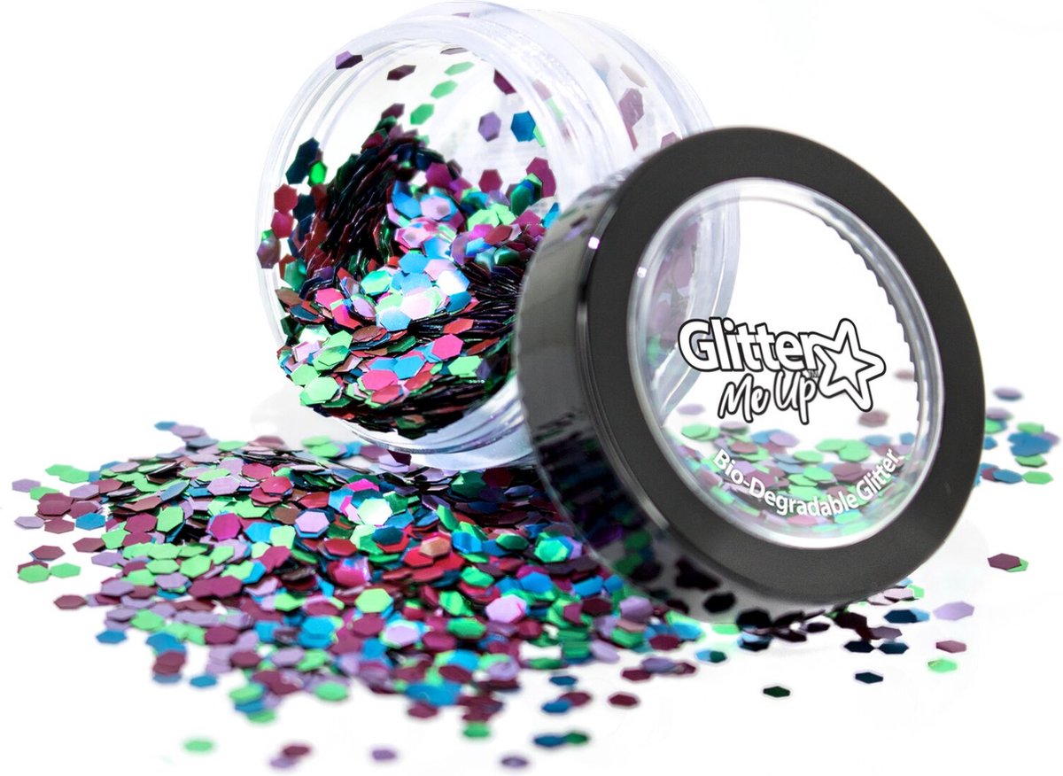 PaintGlow Biodegradable Chunky Glitter Blends Face jewels Glitters gezicht