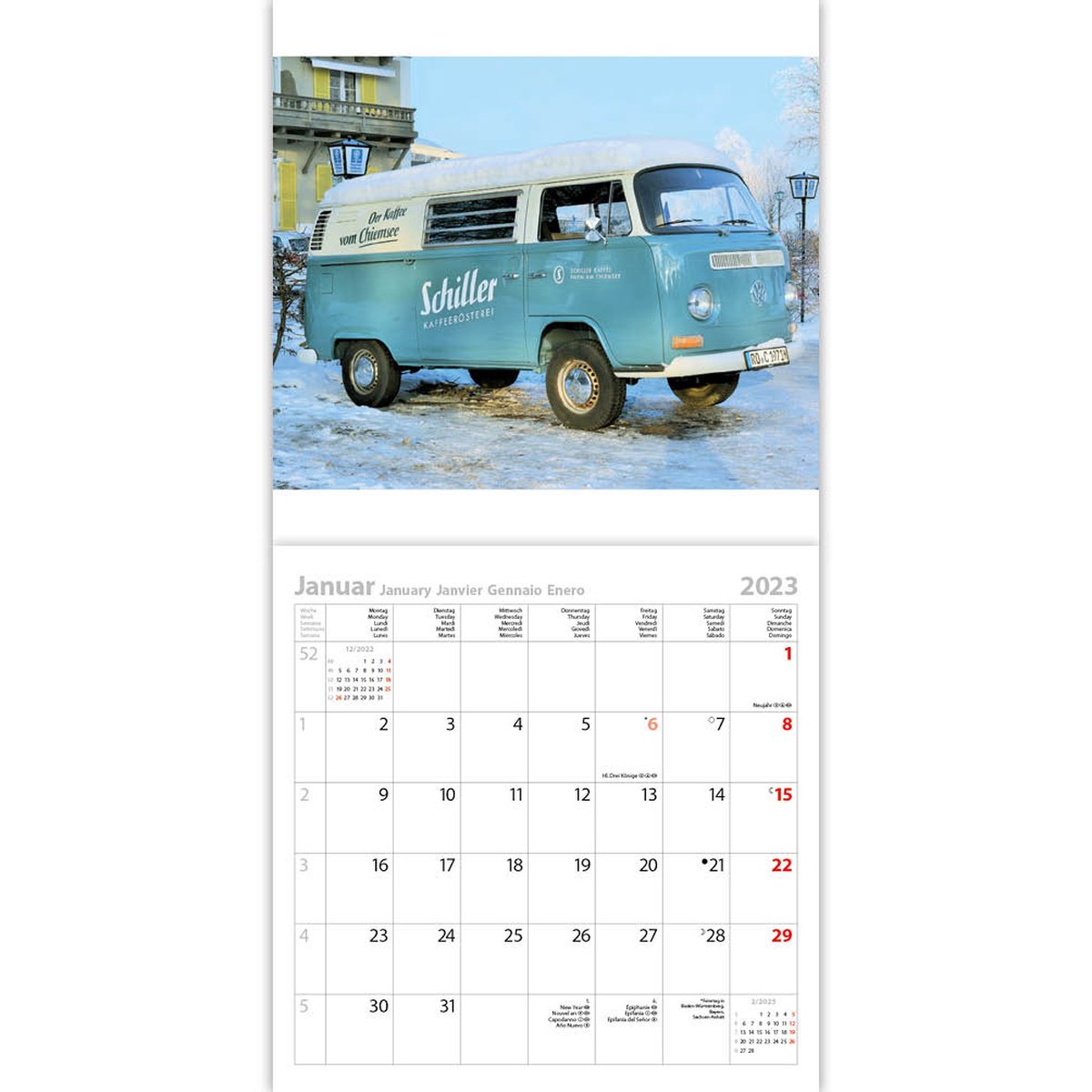 Volkswagen Bus Kalender 2023