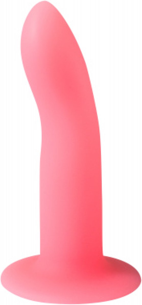 Goedkoopste Dildo - Rave Light Keeper - Glow in the dark - 100 Siliconen - Roze
