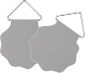 Zelfklevende plakhaakjes - Fotohangers wateroplosbaar - Poster ophang haak - Textiel hangers - Geen gedoe met spijkertjes - Schilderij haak - 30mm - Zonder gereedschap - Ophanghaakje