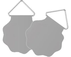Zelfklevende plakhaakjes - Fotohangers wateroplosbaar - Poster ophang haak - Textiel hangers - Geen gedoe met spijkertjes - Schilderij haak - 30mm - Zonder gereedschap - Ophanghaakje