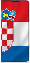 Leuk Hoesje Motorola Moto G51 5G Smart Cover Kroatische Vlag
