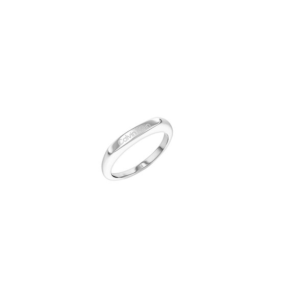 Calvin Klein CJ35000187B Dames Ring - Minimalistische ring