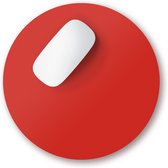 Muismat rond | Rode muismat met antislip | Fotofabriek anti-slip muismat| mousepad (220 x 220 mm)