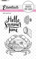 Studio Light Essentials Clear Stamp Hello Summer Crab