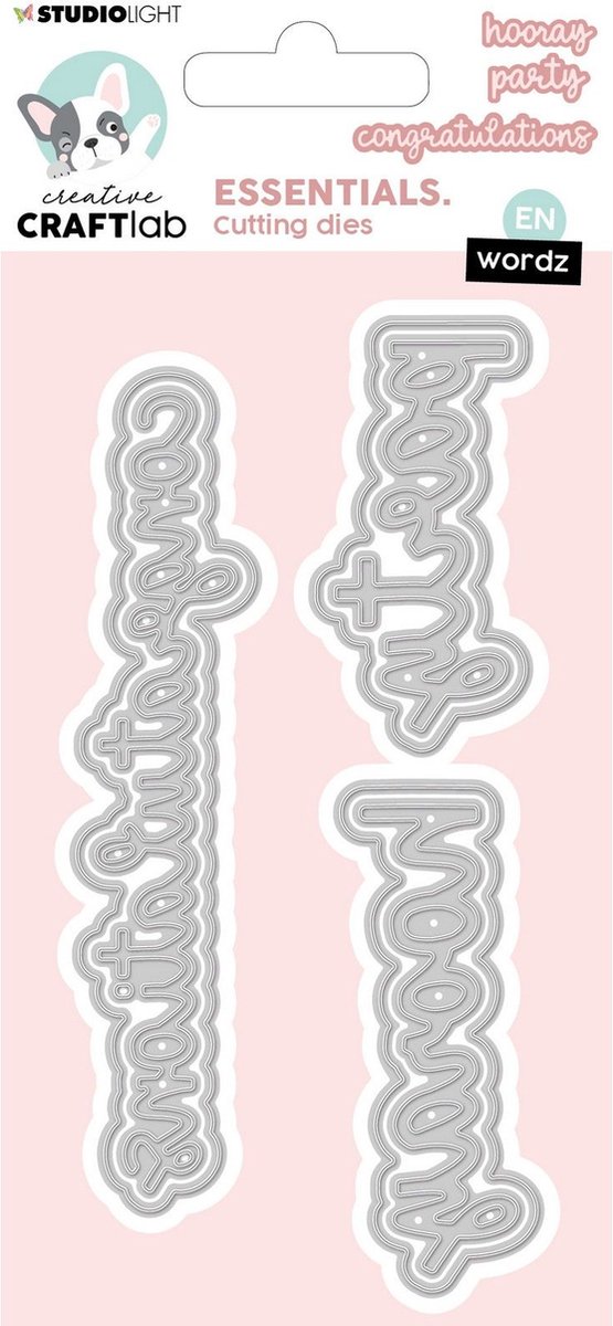 Creative Craftlab Essentials Snijmal Wordz Engelse Tekst