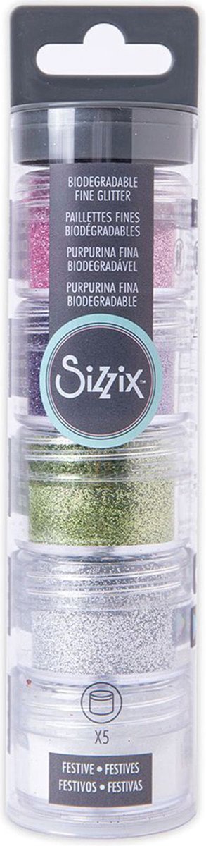 5 biodegradable fine glitter mysticcal - Sizzix