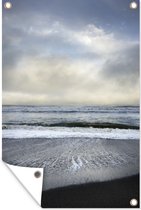 Tuindecoratie Amerikaans Californië Strand - 40x60 cm - Tuinposter - Tuindoek - Buitenposter