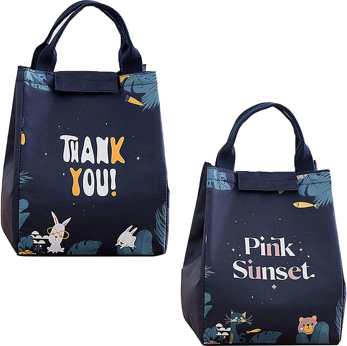 Lunchtas – Geïsoleerde lunchtas – Handig lunctas voor werk en school – compact lunchtas