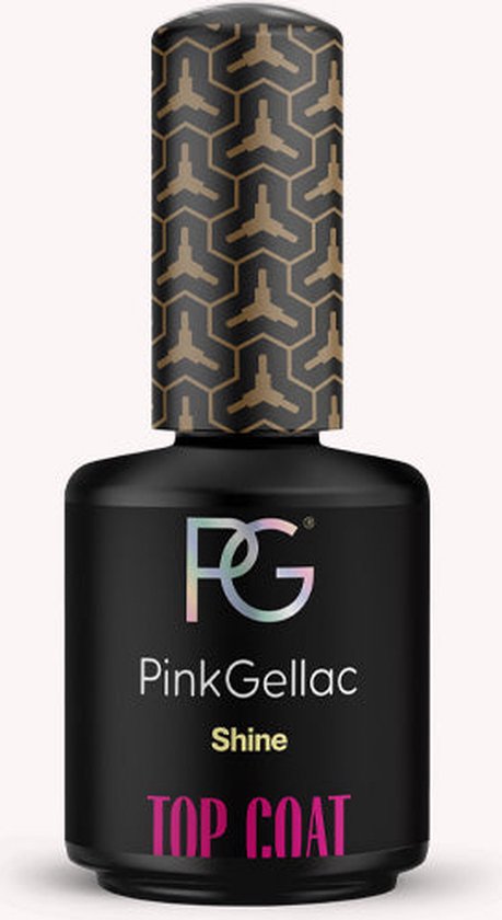 Pink Gellac - Shine Topcoat Gellak 15ml - Gelnagellak voor Gelnagels - Gel  Nails | bol.com