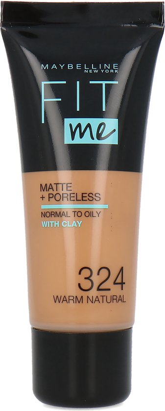 Foto: Maybelline fit me matte poreless foundation 324 warm natural