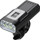 Lightyourbike ® ALPHA 2000 - Eclairage Éclairage de vélo LED & USB Rechargeable - Power bank 10.000 mAh - Lampe vélo Route & VTT - 2.000 Lumen