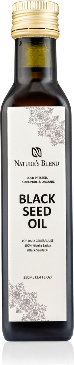 Goedkoopste Nature’s Blend - Black Seed Oil - Puur & Onbewerkt - 250ml - Zwarte Zaad Olie