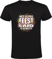 Ce n'est pas une fête tant que Said n'a pas été T-shirt homme | chemise | Noir