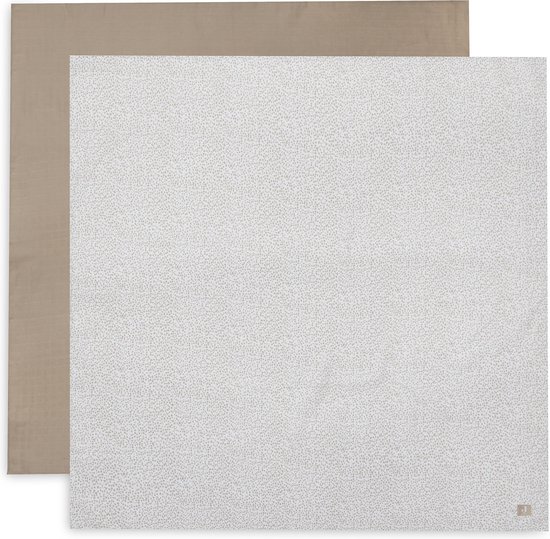 Product: Jollein Hydrofiele Doek Large 115x115cm Dotted - 2 Stuks, van het merk Jollein