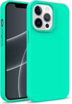 Mobiq - Coque souple Eco iPhone 14 Pro Max | Turquoise