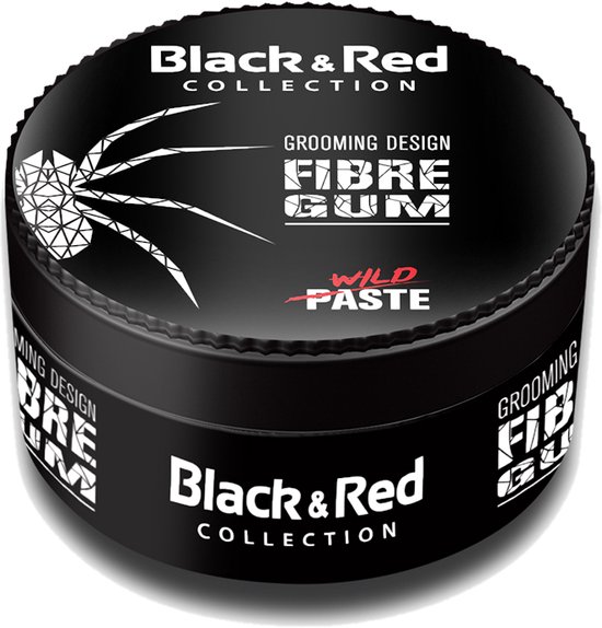 BLACK & RED Collection Fiber Gum Spider Hair Wax
