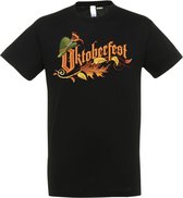T-shirt Oktoberfest hoed | Oktoberfest dames heren | Tiroler outfit | Carnavalskleding dames heren | Zwart | maat XL