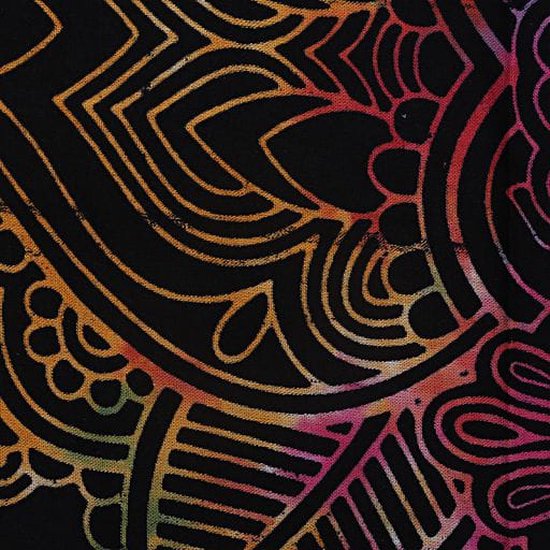 Kleurrijke Ombre Mandala katoenen poster wandtapijten handgemaakte muur opknoping Size (140x210)