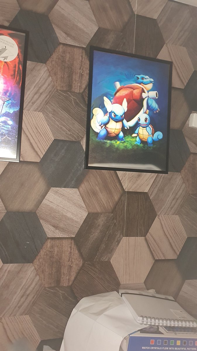 Affiche Pokémon + Cadre Effet 3D - 32x42 cm