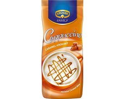 KRÜGER Family Cappuccino Caramel-Krokant - fluweelzachte karamelsmaak - 12 x 500G