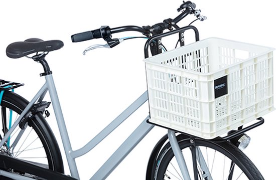 Basil Fietskrat M - Medium - 29.5 Liter - Wit van Basil — afbeelding 5