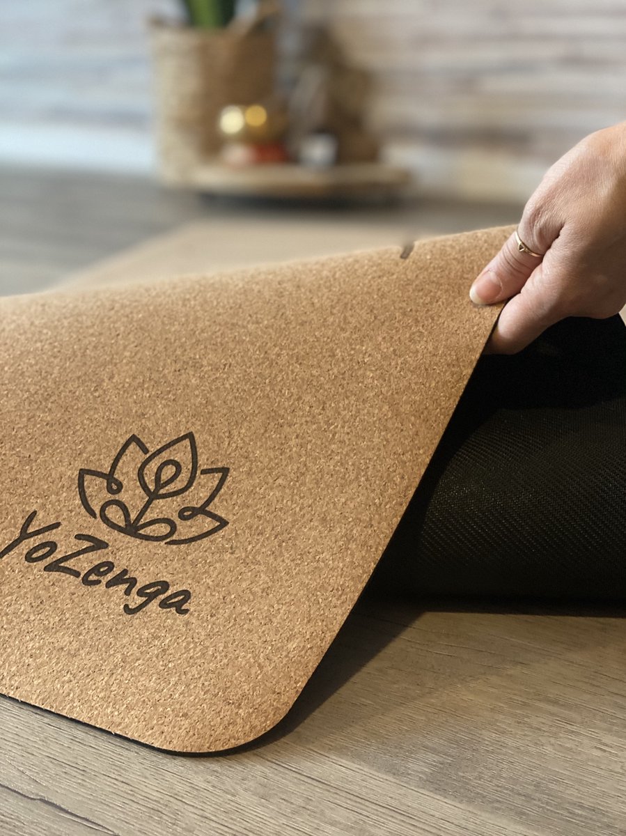 YoZenga Limited Chakra Yoga Mat - Premium Natuurlijk Kurk thumbnail 6