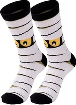 Winkrs | Mummy sokken | Halloween, grappig, spookt, feestdagen | Sokken dames/heren maat 39-45