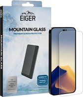 Eiger Tempered Glass Case Friendly Plat Geschikt voor Apple iPhone 14 Pro