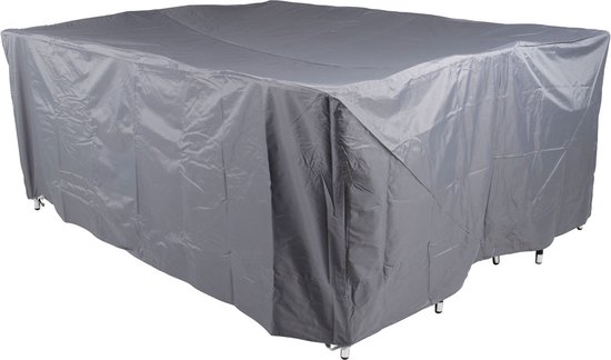 Tuinmeubelbeschermer hoes, 275 x 240 x 100 cm, XL, tuinmeubelhoes kubus, rotan meubelhoezen waterdicht, terrastafelhoes, tuinmeubelset, winddicht