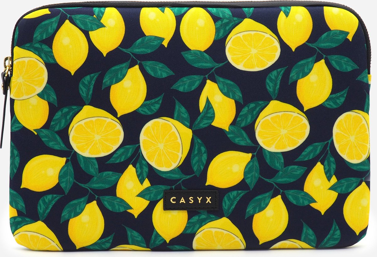 Casyx - Midnight Lemons IPad - IPad hoes - IPadhoes waterdicht - IPad hoesje - Design - Kleurrijk