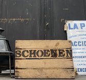 Houten Kist SCHOENEN | LiefsLabel | Handgemaakt | Schoenen opbergen | Opbergkist | Schoenenrek | Schoenenbak | Vintage | Krat | Fruitkist | Veilingkrat |