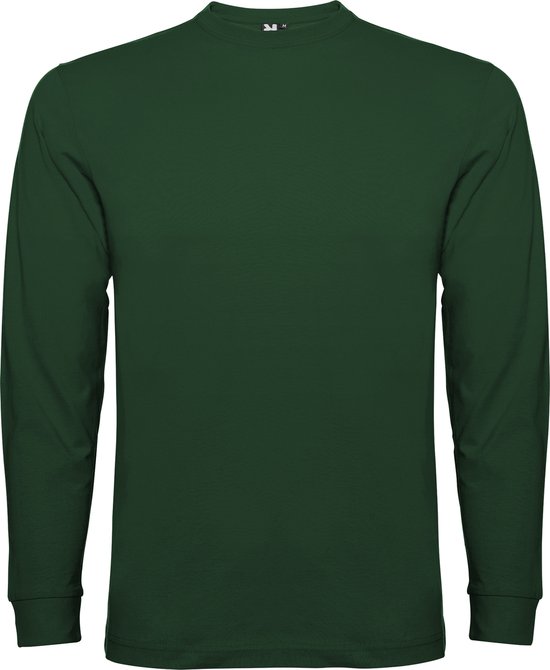 Donker Groen Effen t-shirt Pointer lange mouwen merk Roly maat 3XL