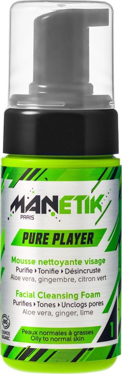 Manetik Pure Player Organic Facial Cleansing Foam 100ml