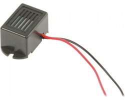 Electrische zoemer 85dB 12V - KS3612 - Zwart
