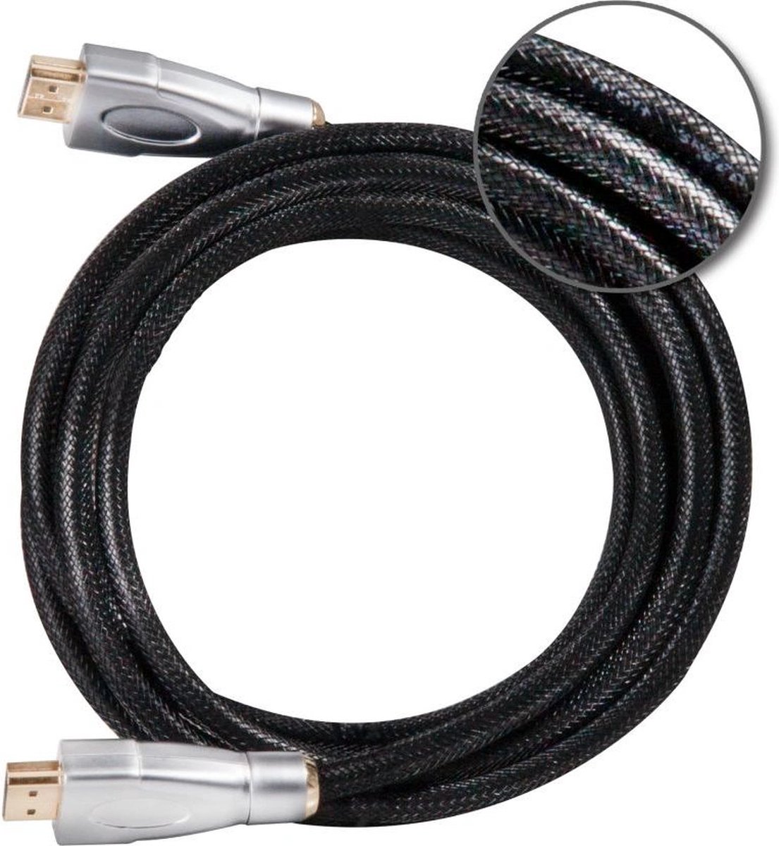 Club3D HDMI Ultra High Speed 2.0 Kabel - 48 GBPS - 3D - 4k@60Hz - 4k@120Hz - Full HD 3840 Pixels - Ethernet - Male to Male Cable - Voor TV/Beeldscherm/Tablet/DVD/Laptop/Macbook/PC/Xbox/Playstation/PS - Dun - Zwart - 3 Meter Kabel