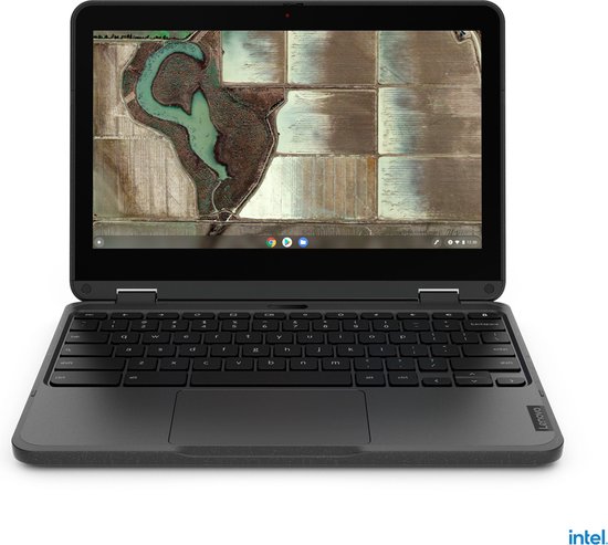 Lenovo 500e N5100 School Chromebook 29,5 cm (11.6") Touchscreen HD Intel® Celeron® N 8 GB LPDDR4x-SDRAM 64 GB eMMC Wi-Fi 6 (802.11ax) ChromeOS Grijs