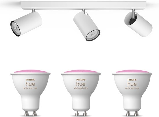 Philips Hue Fugato Opbouwspot | Wit | White En Color Ambiance | 2 Spots I18261 T7959