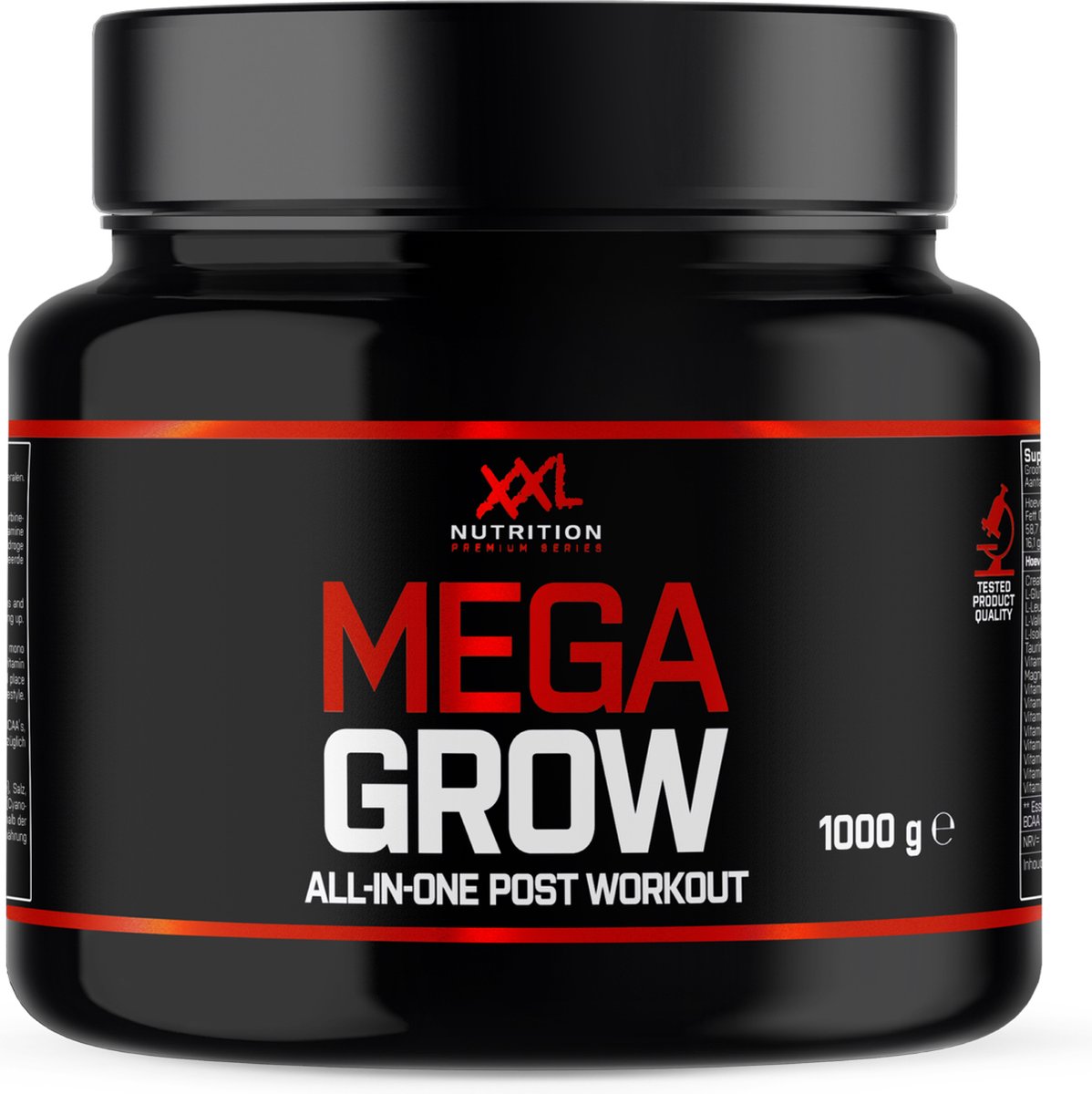 XXL Nutrition - Muscle Grow - Creatine/Post Workout Supplement - Orange - 1000 gram