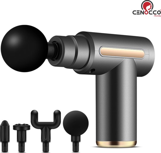 Cenocco Mini Massagepistool Grijs