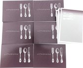 Procard Vlinders BV Cartes d'invitation Violet Couverts 6 pièces avec enveloppes
