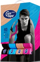 CureTape® Big Boy Sports - Voordeelverpakking - Kinesiotape - Extra kleefkracht