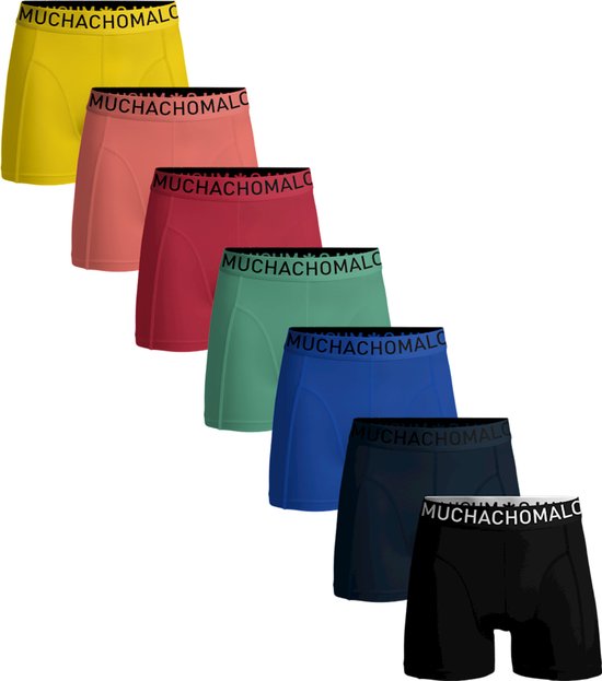 Muchachomalo Heren Boxershorts - 7 Pack - Maat S - Mannen Onderbroeken
