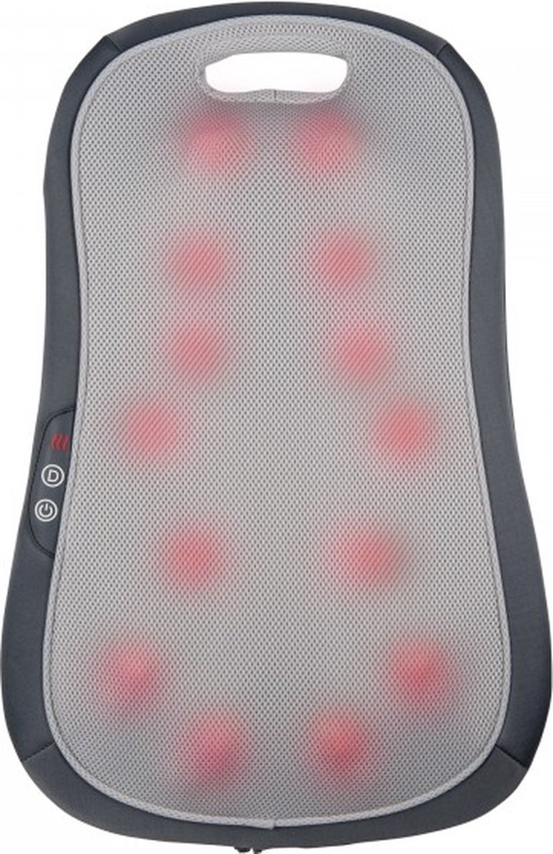 Bol.com Taurus Wellness Rug Massagekussen – massageapparataat – shiatsu – warmtefunctie – spiermassage – weefselmassage – 3d mas... aanbieding