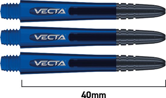 WINMAU - Vecta Dartschachten Blauw, Medium - 1 set per pakket (3 Dartschachten in totaal) van Winmau — afbeelding 5