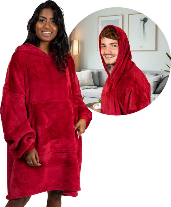 Blanket à capuche de haute qualité - Couverture avec manches - Snuggie /  Snug / Oodie... | bol.com