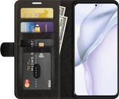 Casecentive Magnetische Leren Wallet case Huawei P50 zwart